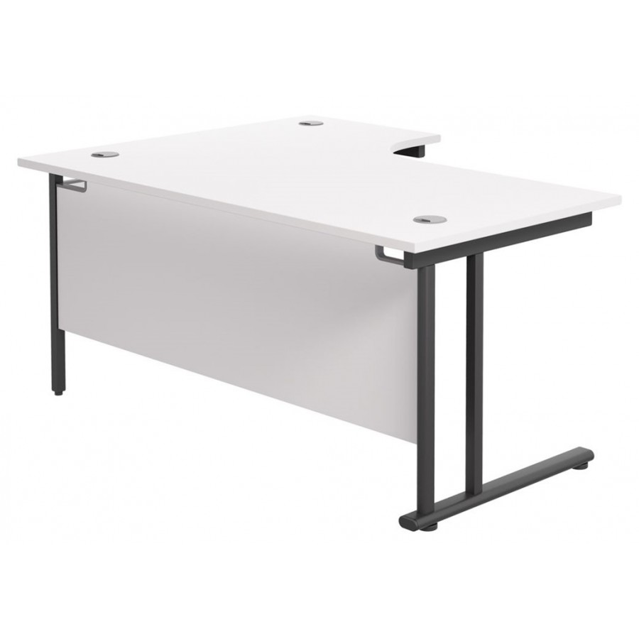 Olton Twin Cantilever Corner Office Desk